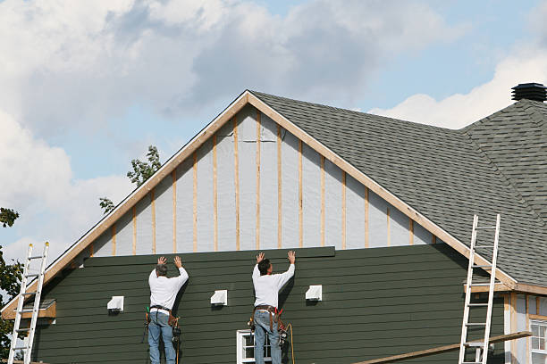 Professional Emergency Siding Repair technician working in Marion, VA